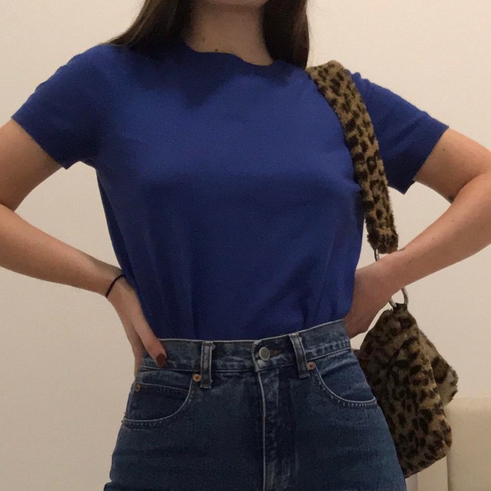 Lands End Short Sleeve Sweater